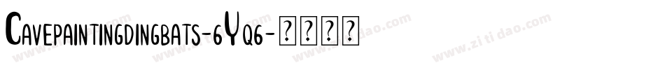 Cavepaintingdingbats-6Yq6字体转换
