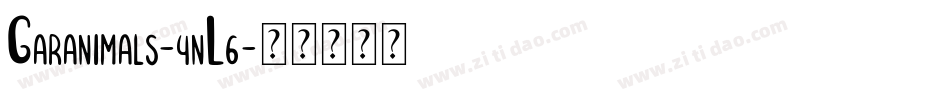 Garanimals-4nL6字体转换
