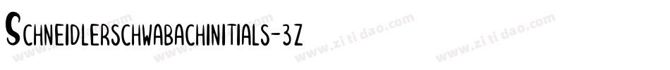 Schneidlerschwabachinitials-3zM6字体转换