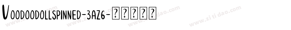 Voodoodollspinned-3az6字体转换