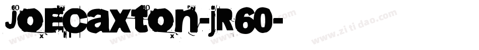 Joecaxton-jR60字体转换