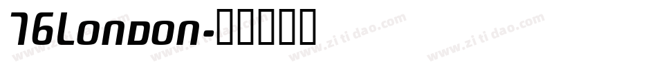 76London字体转换