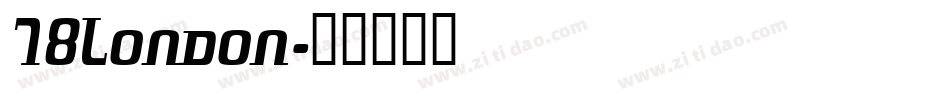 78London字体转换