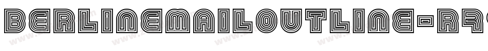 Berlinemailoutline-R79v字体转换