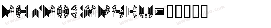 RetroCapsBW字体转换