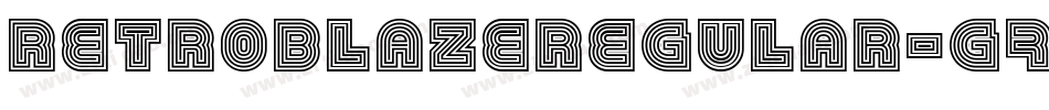 RetroblazeRegular-g7JP字体转换