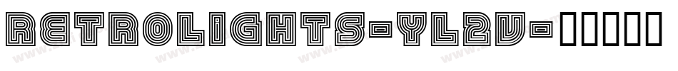 Retrolights-Yl2v字体转换
