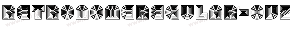 RetronomeRegular-OVZg4字体转换