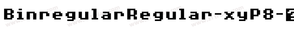 BinregularRegular-xyP8字体转换