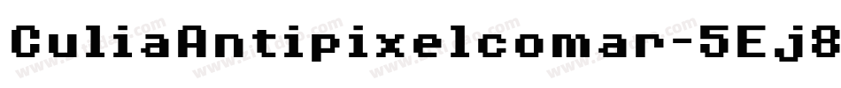 CuliaAntipixelcomar-5Ej8字体转换