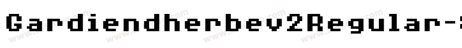 Gardiendherbev2Regular-3wL8字体转换