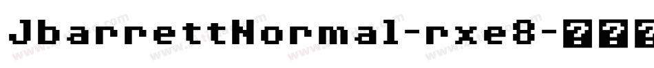 JbarrettNormal-rxe8字体转换