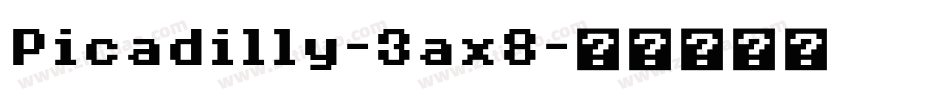 Picadilly-3ax8字体转换