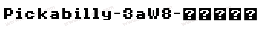 Pickabilly-3aW8字体转换