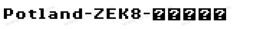 Potland-ZEK8字体转换
