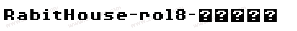 RabitHouse-rol8字体转换