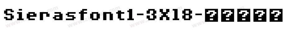Sierasfont1-3Xl8字体转换