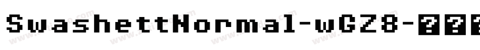SwashettNormal-wGZ8字体转换