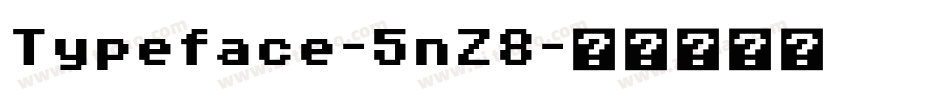 Typeface-5nZ8字体转换