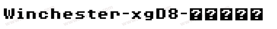 Winchester-xgD8字体转换