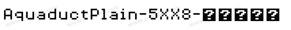 AquaductPlain-5XX8字体转换