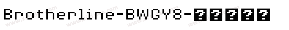 Brotherline-BWGY8字体转换