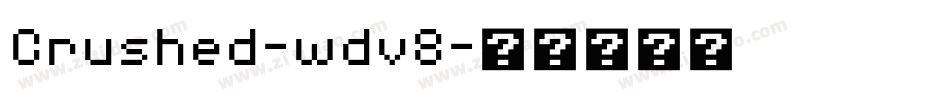 Crushed-wdv8字体转换
