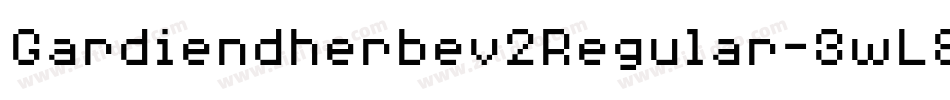 Gardiendherbev2Regular-3wL8字体转换