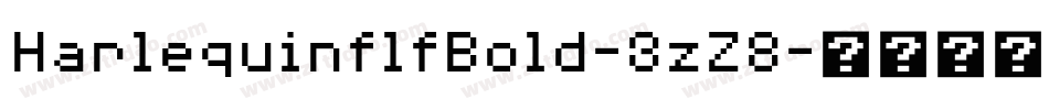HarlequinflfBold-3zZ8字体转换