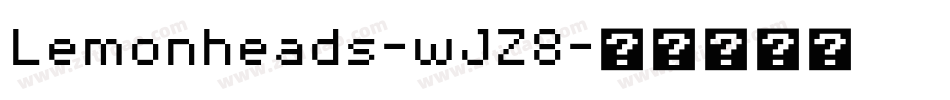 Lemonheads-wJZ8字体转换