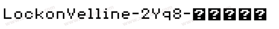 LockonVelline-2Yq8字体转换