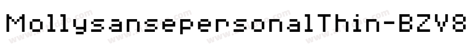 MollysansepersonalThin-BZV8字体转换
