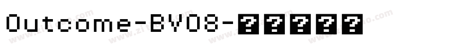 Outcome-BVO8字体转换