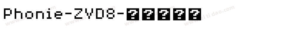 Phonie-ZVD8字体转换