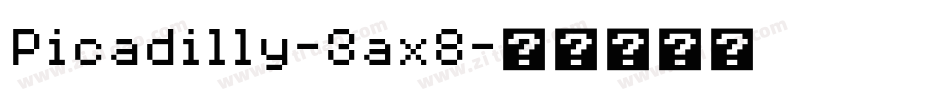 Picadilly-3ax8字体转换