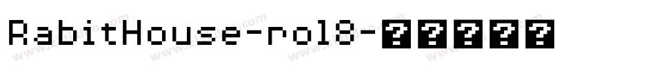 RabitHouse-rol8字体转换