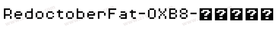 RedoctoberFat-OXB8字体转换