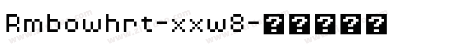 Rmbowhrt-xxw8字体转换