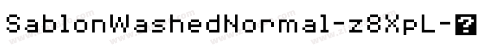 SablonWashedNormal-z8XpL字体转换 SablonWashedNormal-z8XpL字体转换