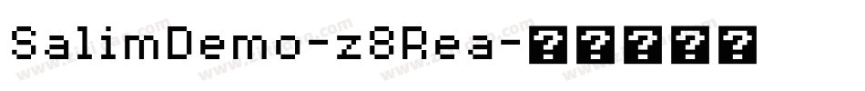 SalimDemo-z8Rea字体转换