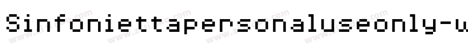 Sinfoniettapersonaluseonly-w1lA8字体转换