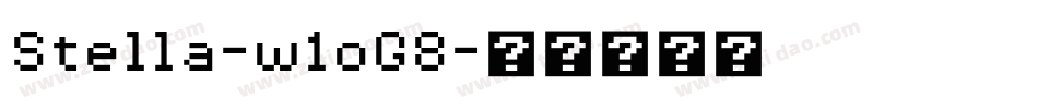 Stella-w1oG8字体转换