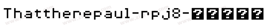 Thattherepaul-rpj8字体转换