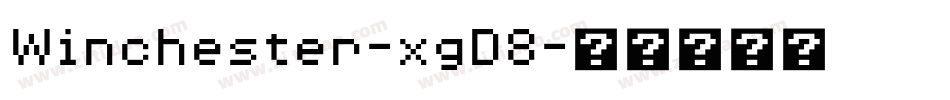Winchester-xgD8字体转换