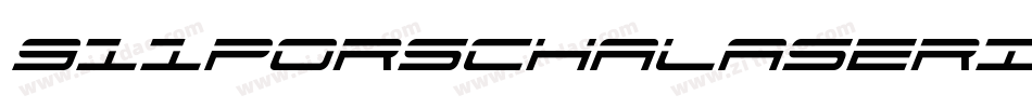 911PorschaLaserItalic-WERG字体转换