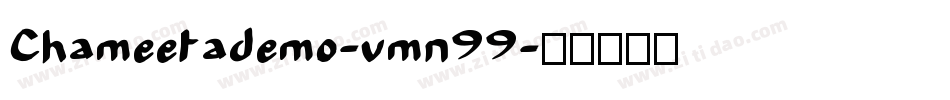 Chameetademo-vmn99字体转换
