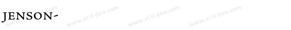 jenson字体转换