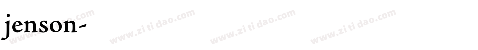 jenson字体转换