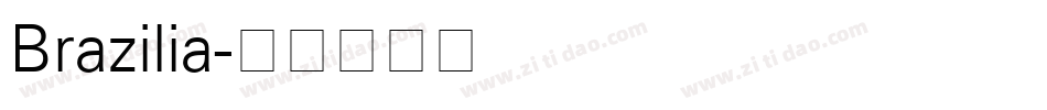 Brazilia字体转换