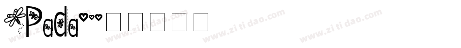 Pada字体转换